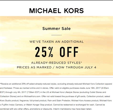 michael kors kupon|michael kors discount code.